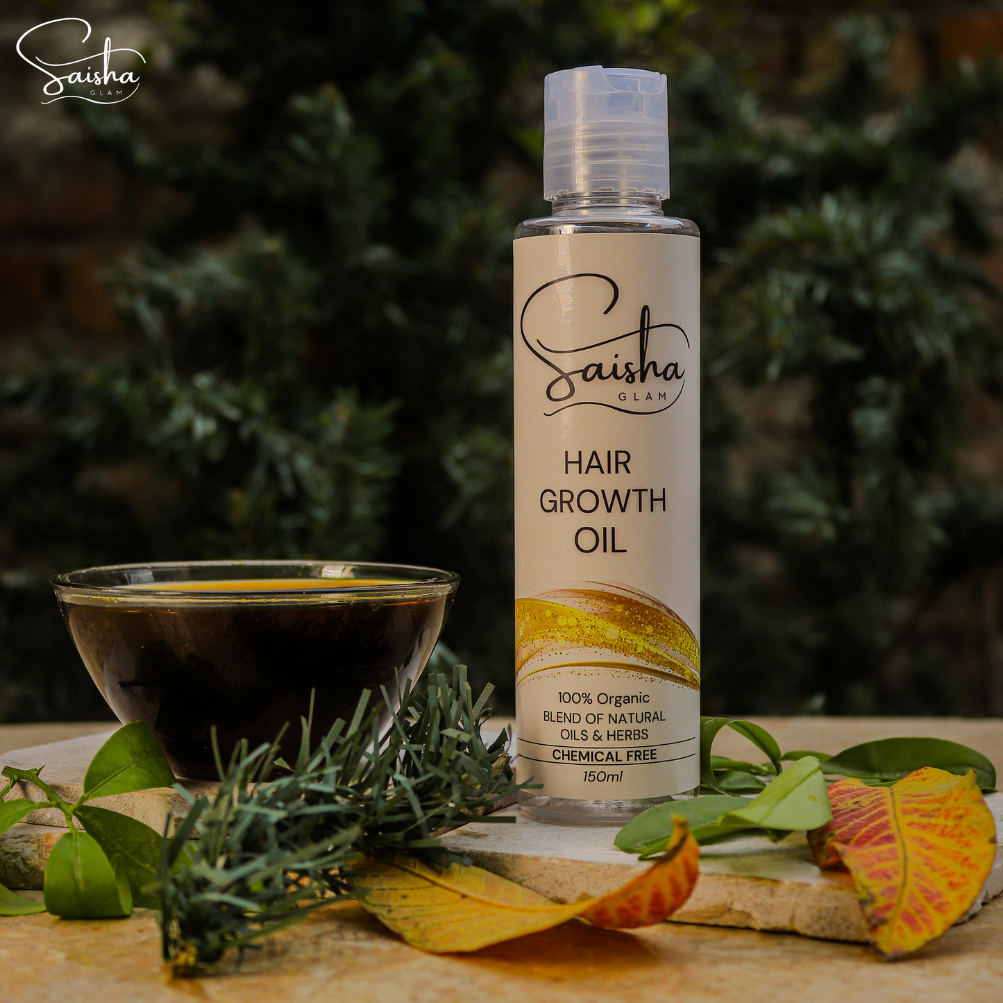Hair Growth Oil By SaishaGlam 100% Organic with Natural Herbs