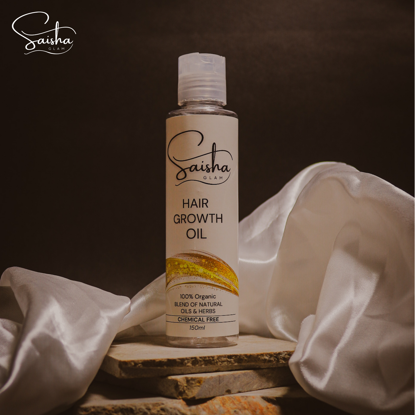 Hair Growth Oil By SaishaGlam 100% Organic with Natural Herbs