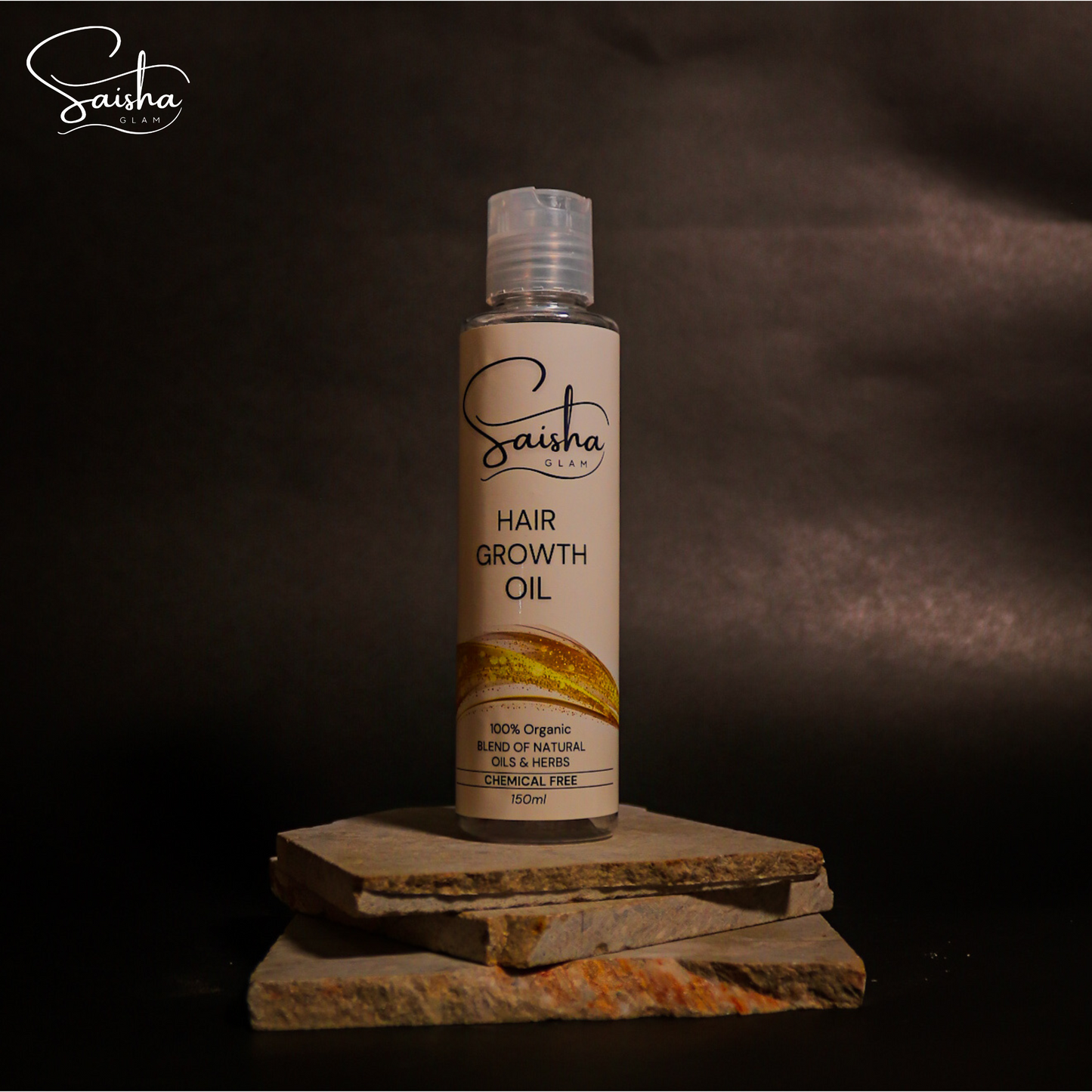 Hair Growth Oil By SaishaGlam 100% Organic with Natural Herbs