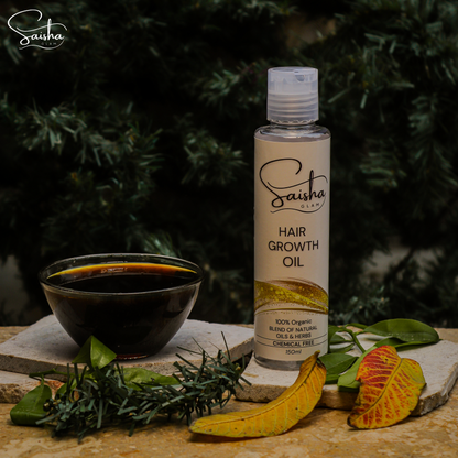 Hair Growth Oil By SaishaGlam 100% Organic with Natural Herbs